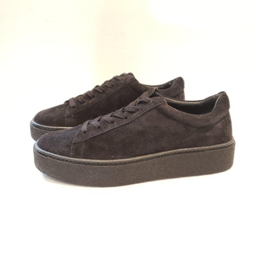 Vince. Womens sneakers black suede 8 - Picture 2 of 8